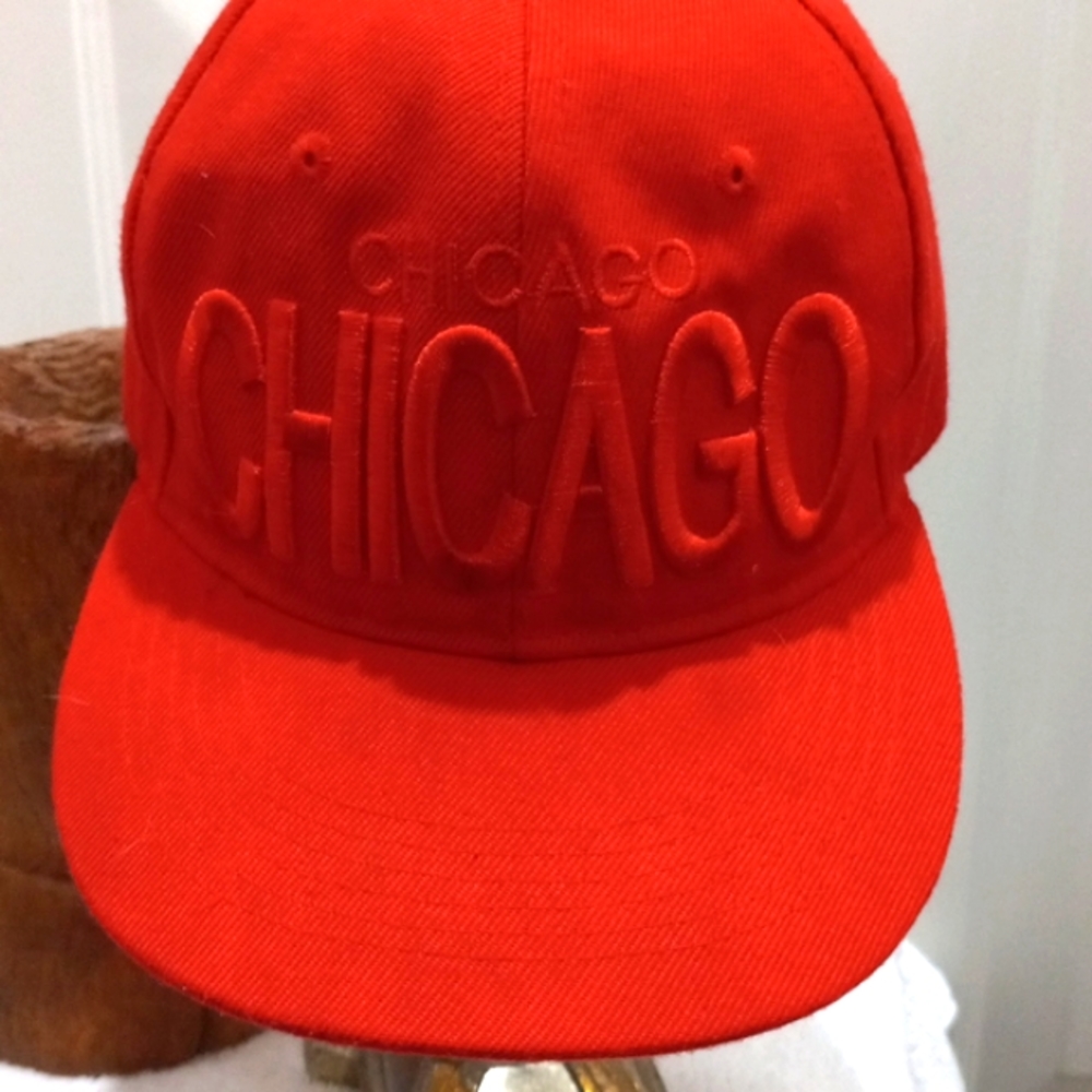 Chicago Hat, Raised Lettering, by ROST